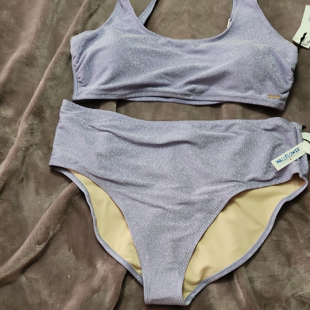 Wallflower Lavender Bikini Set